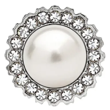Biojoux, uhani iz kirurškega jekla - dunajski biser - BJT212 (2 uhana)