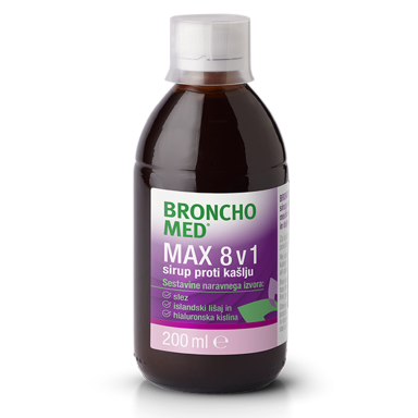 Bronchomed Max 8 v 1, sirup proti kašlju (200 ml)