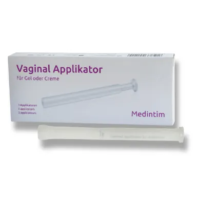 Caya, vaginalni aplikator za gel ali kremo (3 aplikatorji)