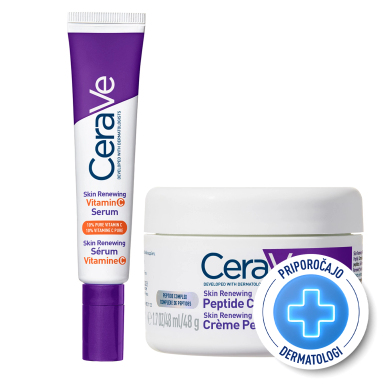 CeraVe, obnavljajoči protokol za drobne gubice in pust videz kože (48ml + 30 ml)