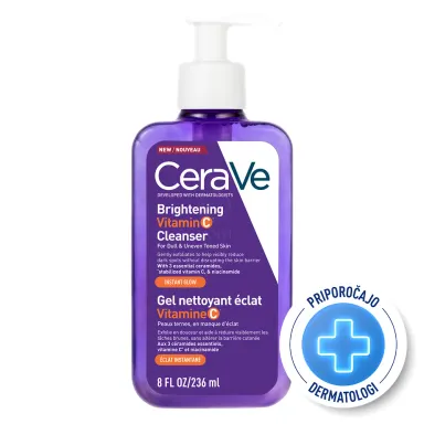 CeraVe, čistilni gel z vitaminom C (236 ml)