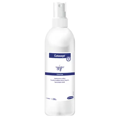 Cutasept, neobarvano razkužilo za kožo - pršilo (250 ml)