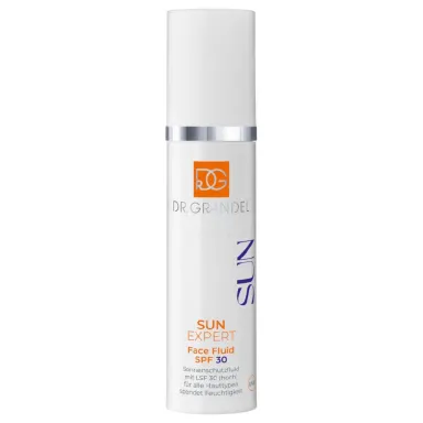Dr. Grandel Sun Expert, lahkoten fluid za zaščito obraza pred soncem - ZF30 (50 ml)