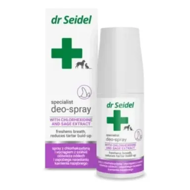 Dr. Seidel Deo, pršilo za ustno votlino za pse in mačke (50 ml)