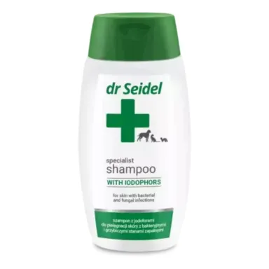dr Seidel, šampon z jodoforji za pse in mačke (220 ml)