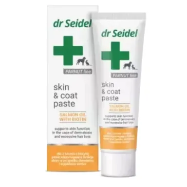 Dr. Seidel Skin&Coat, pasta za pse in mačke (105 g)