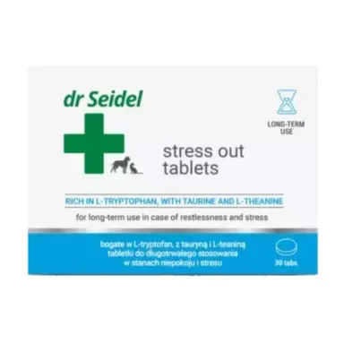 dr Seidel Stress Out, tablete za pse in mačke (30 tablet)