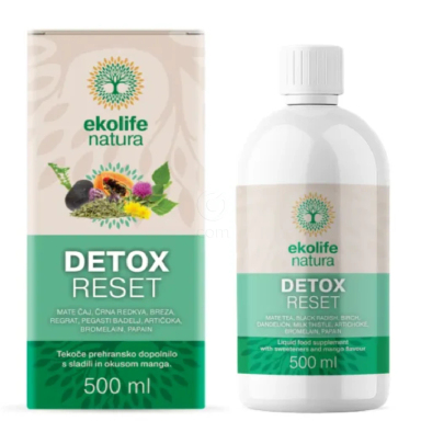 Ekolife Natura Detox Reset, tekočina (500 ml)