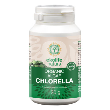 Ekolife Natura ekološka alga Chlorella, tablete (240 tablet)