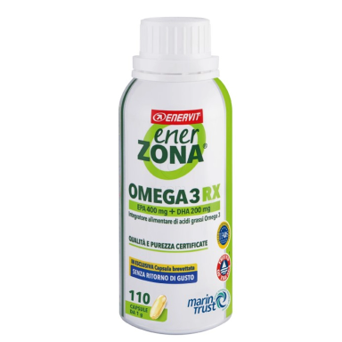 Enerzona Omega 3RX 1 g, ribje olje (110 kapsul)