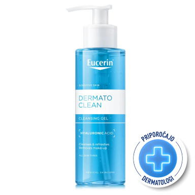 Eucerin DermatoClean [Hyaluron], čistilni gel (200 ml)
