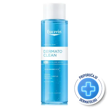 Eucerin DermatoClean  [Hyaluron], micelarni čistilni fluid 3v1 (400 ml)