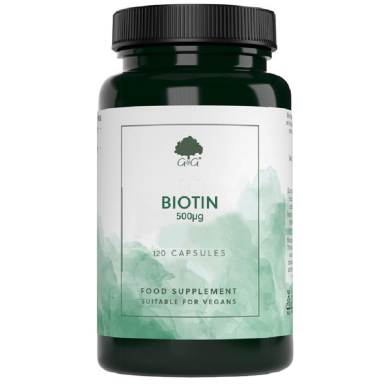 G&G Vitamins Biotin 500 μg, kapsule (120 kapsul)