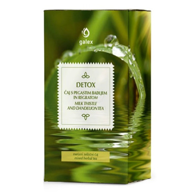 Galex Detox, čaj s pegastim badljem in regratom (40 g)