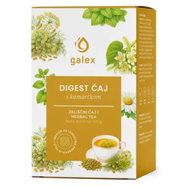 Galex Digest, čaj s komarčkom (40 g)