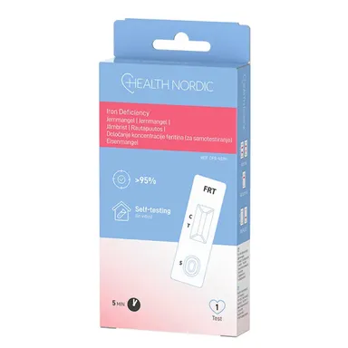 Health Nordic, test feritina (1 komplet)