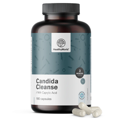 HealthyWorld Candida Cleanse, kapsule (180 kapsul)