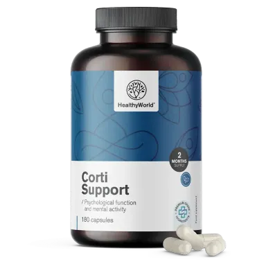 HealthyWorld Corti Support, kapsule (180 kapsul)