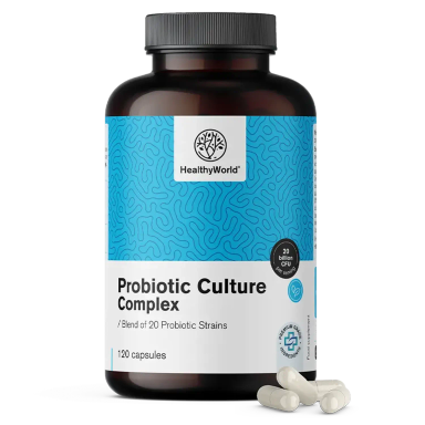 HealthyWorld Probiotic Culture, kapsule (120 kapsul)