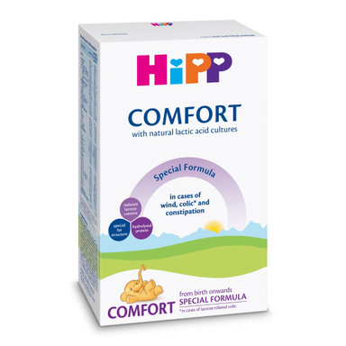 HiPP Comfort, začetno mleko za prehransko uravnavanje napenjanja, kolik* in zaprtosti pri dojenčkih od rojstva dalje (300 g)