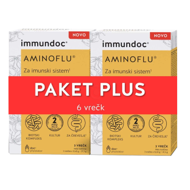 immundoc Aminoflu, vrečice - paket (2 x (3 x 13,5 g))