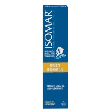 Isomar, dekongestivna hipertonična morska voda - pršilo (50 ml)