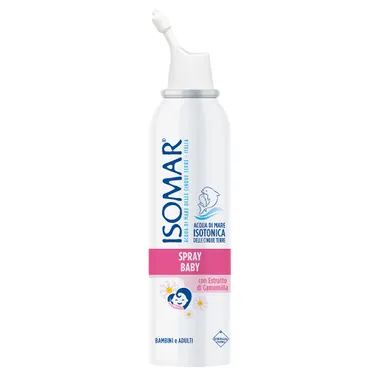 Isomar, izotonična morska voda - otroško pršilo - kamilice (100 ml)