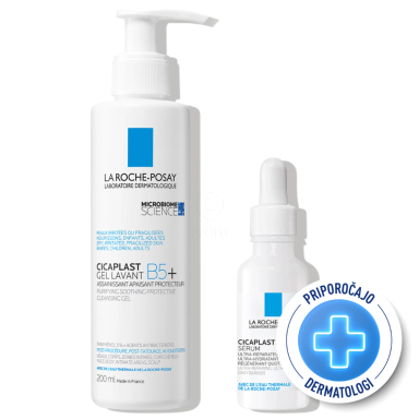 LRP Cicaplast, protokol za obnovitev bariere razdražene kože obraza (200 ml + 30 ml)