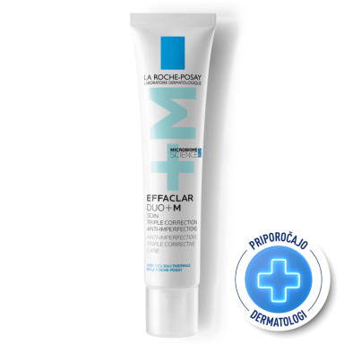 LRP Effaclar Duo+M, trojna korektivna nega zoper nepopolnosti za mastno kožo (40 ml)