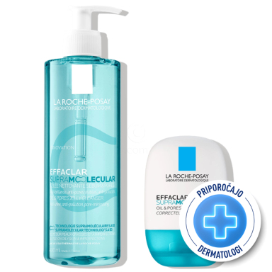 LRP Effaclar, protokol za globinsko čiščenje mastne kože (400 ml + 40 ml)