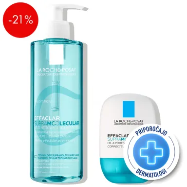 LRP Effaclar, protokol za globinsko čiščenje mastne kože (400 ml + 40 ml)