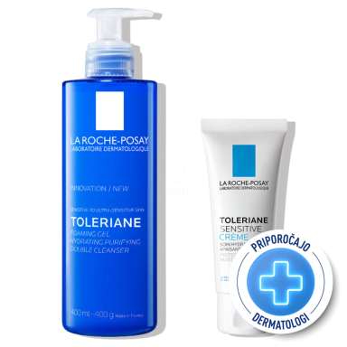LRP Toleriane, protokol za občutljivo in reaktivno kožo (400 ml + 40 ml)