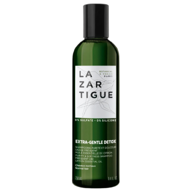 Lazartigue Extra-Gentle Detox, razstrupljevalni šampon za lasišče in lase (250 ml)