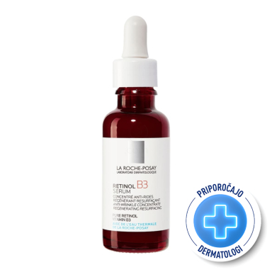 LRP Retinol B3 Pure Retinol, serum za obraz proti gubam (30 ml)