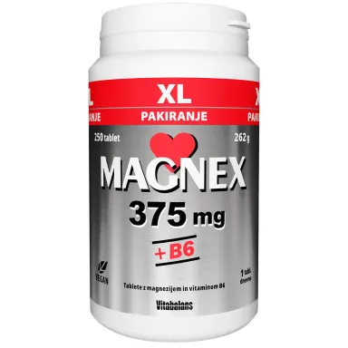 Magnex XL 375 mg + B6 Vitabalans, tablete paket (250 tablet)