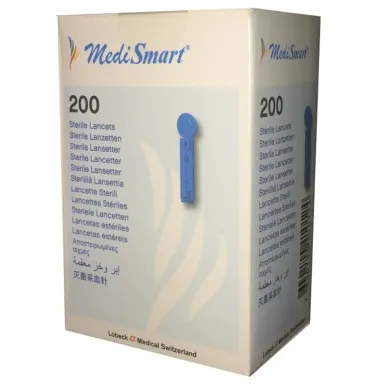 Medismart, sterilne lancete (200 lancet)