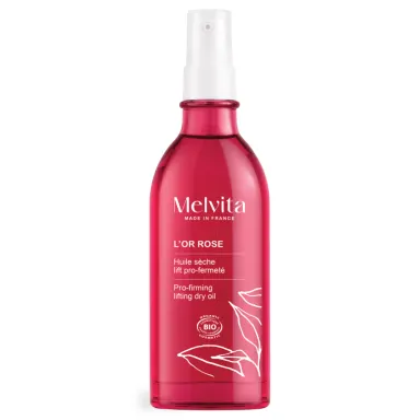 Melvita L'Or Rose, učvrščevalno suho olje za lifting telesa (100 ml)