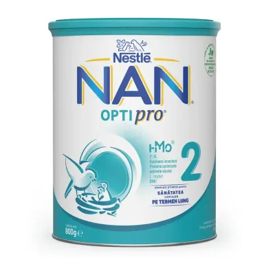 NAN Optipro 2, nadaljevalno mleko za dojenčke in majhne otroke (800 g)