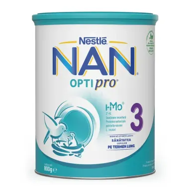 NAN Optipro 3, nadaljevalno mleko za majhne otroke (800 g)