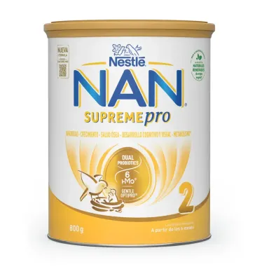 NAN SupremePro 2, nadaljevalno mleko za dojenčke od 6. do 12. meseca (800 g)
