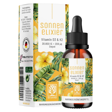 Naturtreu Vitamin D3 5000 IU in K2, kapljice (30 ml)