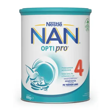 NAN Optipro 4, nadaljevalno mleko za majhne otroke (800 g)