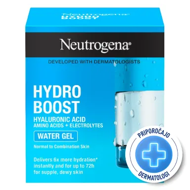 Neutrogena Hydro Boost, vodni gel za obraz za normalno in mešano kožo (50 ml)