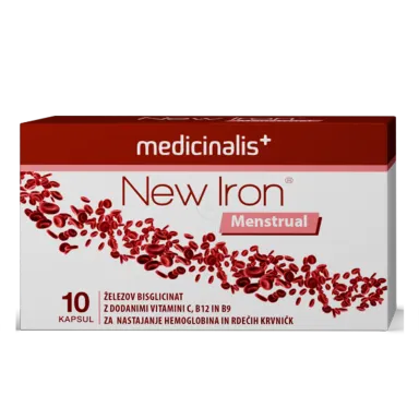 New Iron Menstrual, kapsule (10 kapsul)