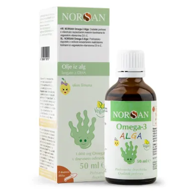 Norsan Omega-3 Alga, olje (50 ml)