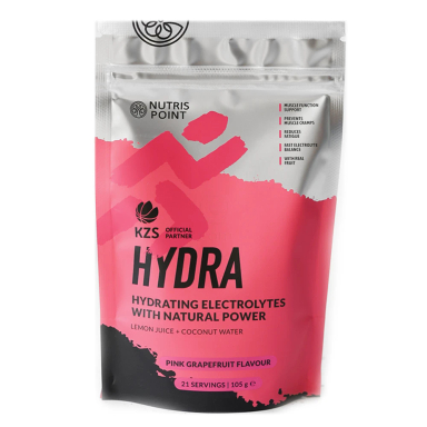 Nutrispoint Hydra, elektroliti z limoninim sokom  - roza grenivka (105 g)