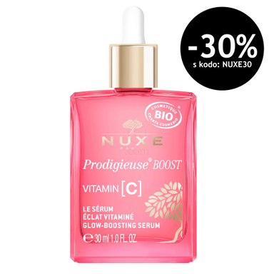 Nuxe Prodigieuse Boost, serum z vitaminom C za okrepitev sijaja kože (30 ml)