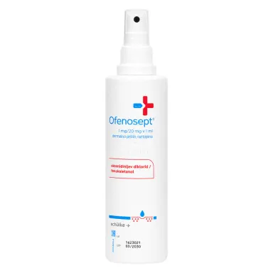 Ofenosept 1 mg/20 mg v 1 ml dermalno pršilo, raztopina (250 ml)