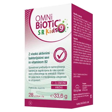 OMNi-BiOTiC SR Kids 9, vrečke (28 x 1,2 g)