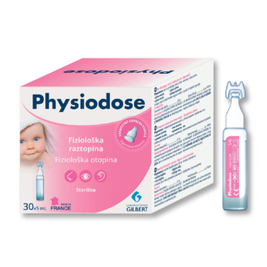 Physiodose, sterilna fiziološka raztopina (30 x 5 ml)